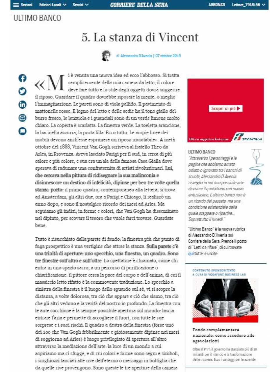 AGGIORNAMENTO PERMANENTEIN PRESENZA
Serata di fine anno.
Incontro con Alessandro D'Avenia: i ragazzi sono alieni.
Perché educare oggi è più difficile ma più entusiasmante di andare su Marte