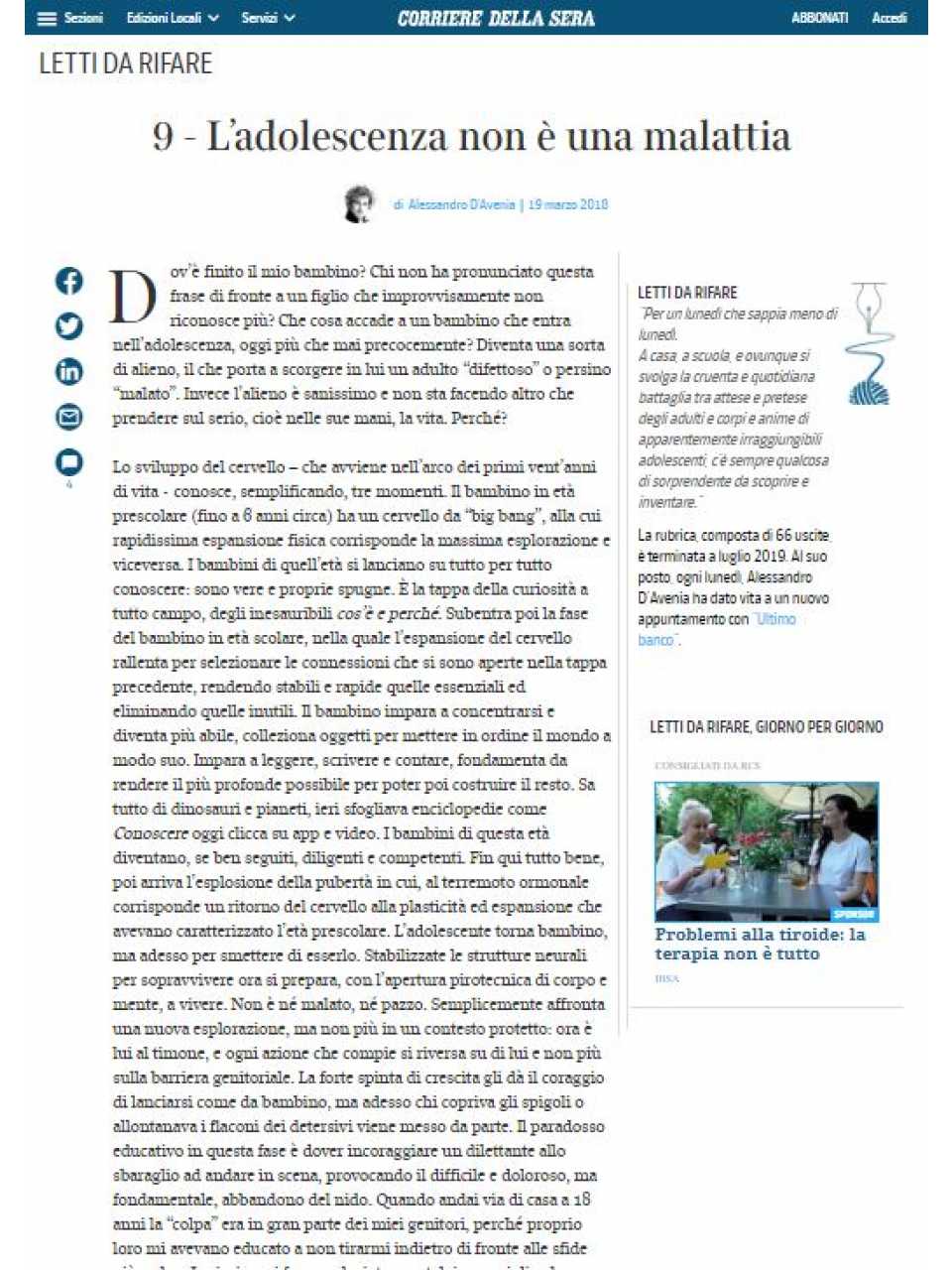 AGGIORNAMENTO PERMANENTEIN PRESENZA
Serata di fine anno.
Incontro con Alessandro D'Avenia: i ragazzi sono alieni.
Perché educare oggi è più difficile ma più entusiasmante di andare su Marte