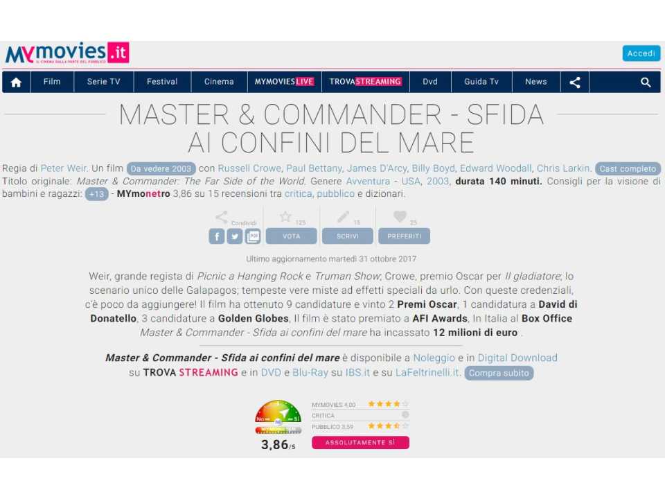 Master & Commander - Sfida ai confini del mare