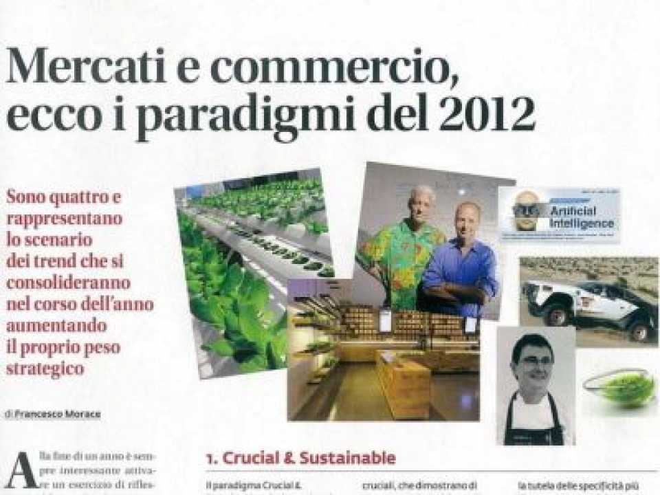 Mercati e commercio, ecco i paradigmi del 2012