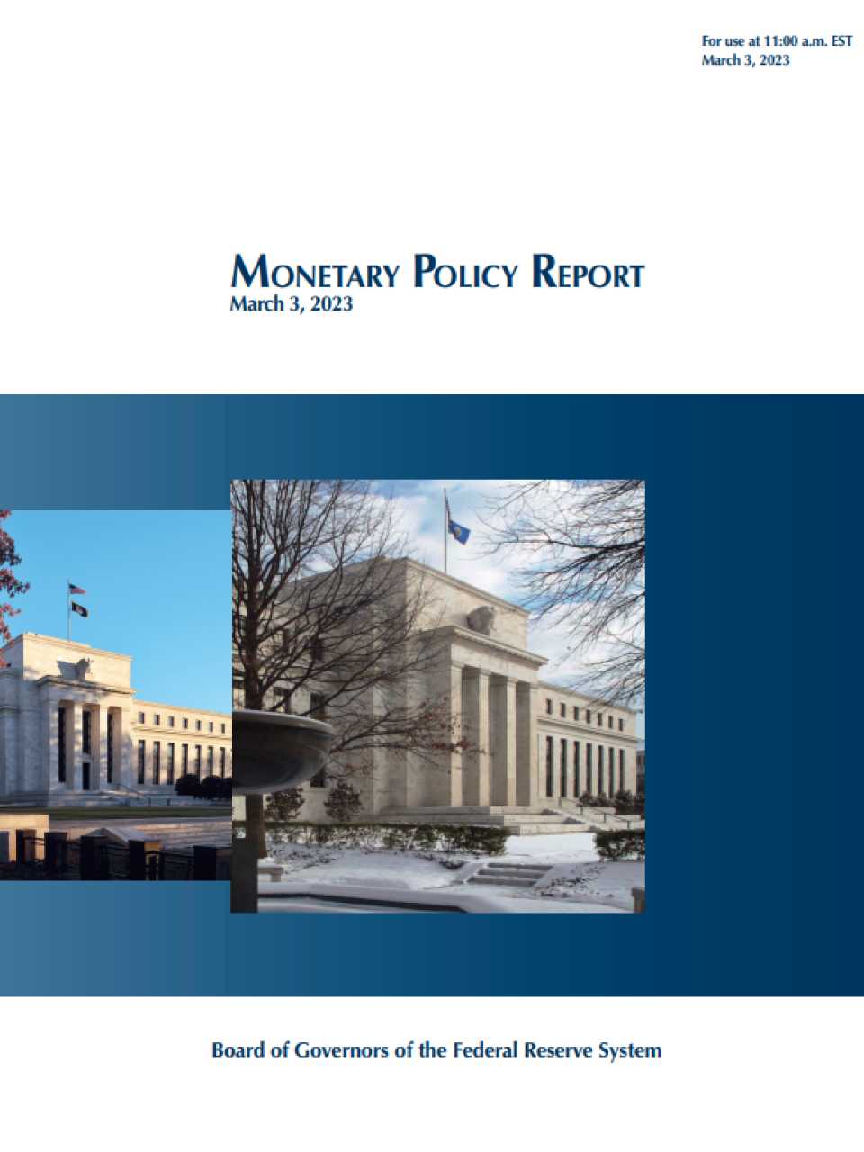 Monetary Policy Report