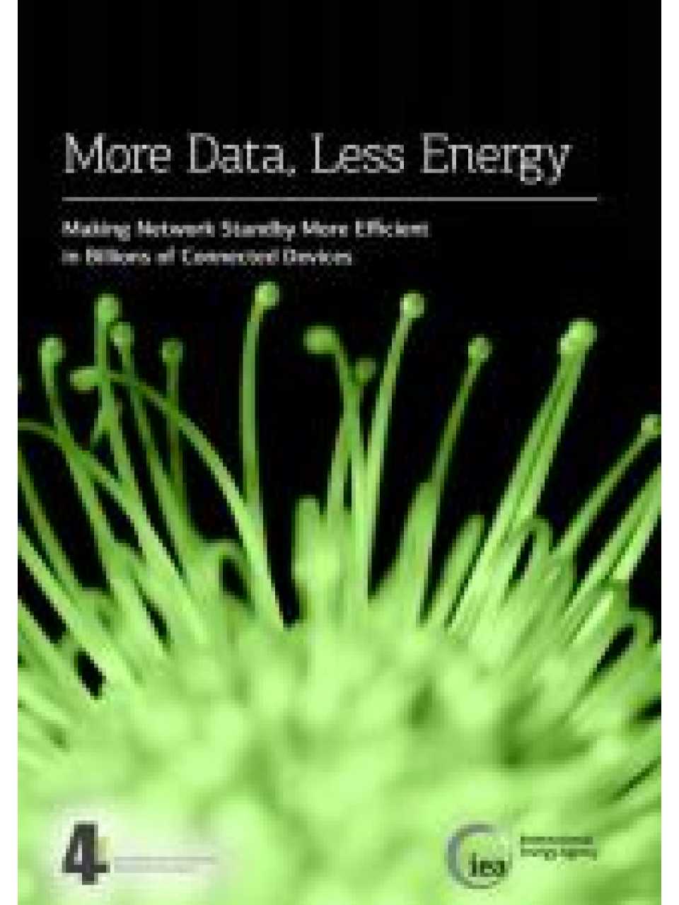 More data, less energy making network standby more efficient in billions of connected devices