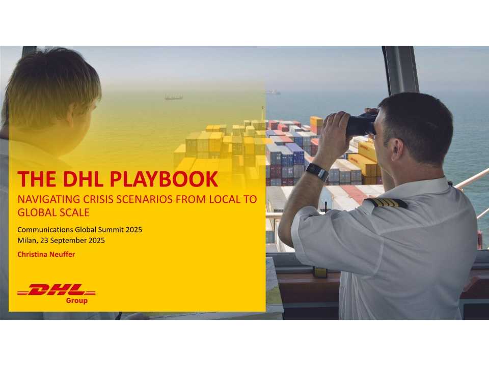 The DHL playbook