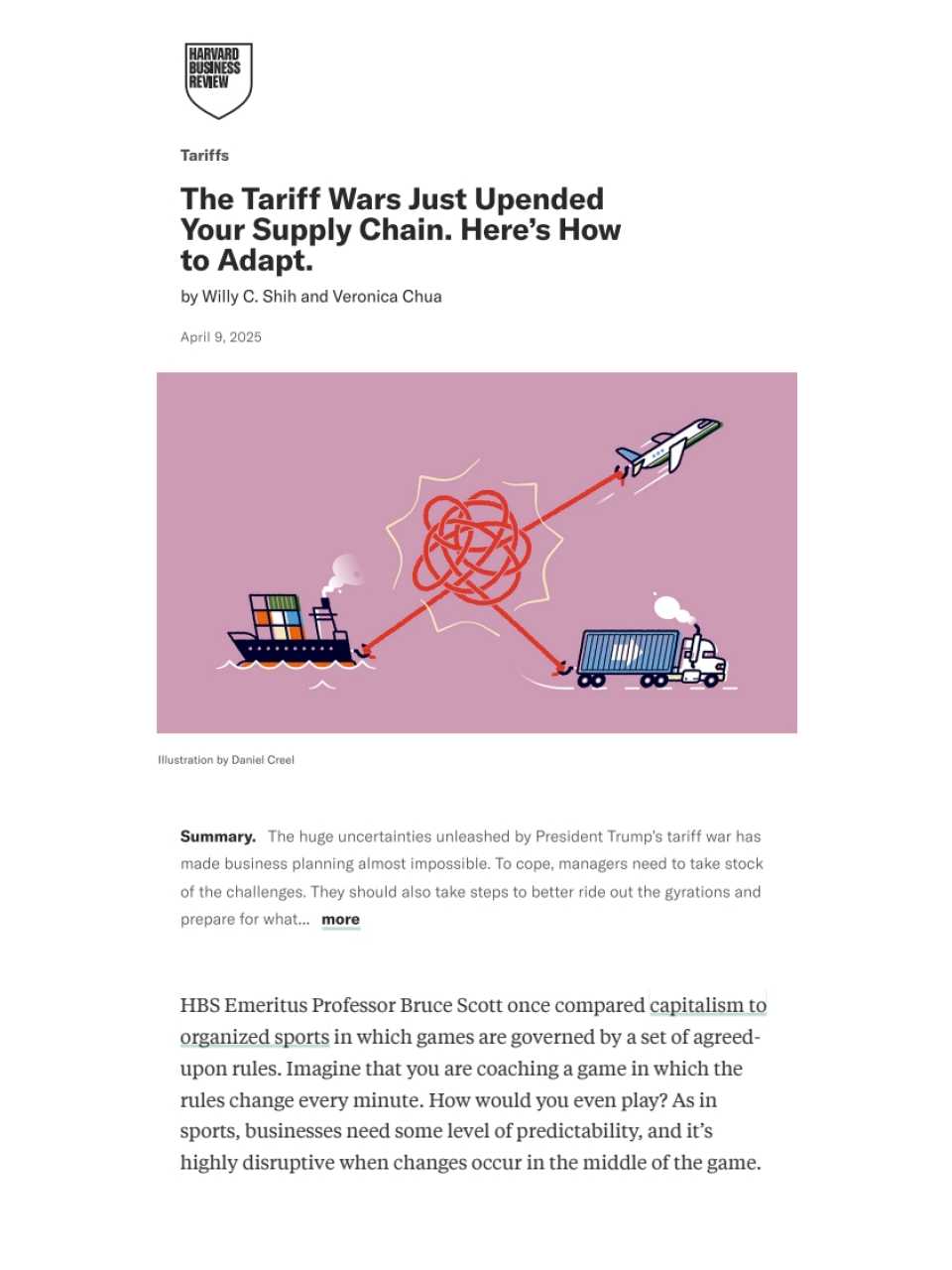 The tariff wars just upended your supply chain. Here’s how to adapt