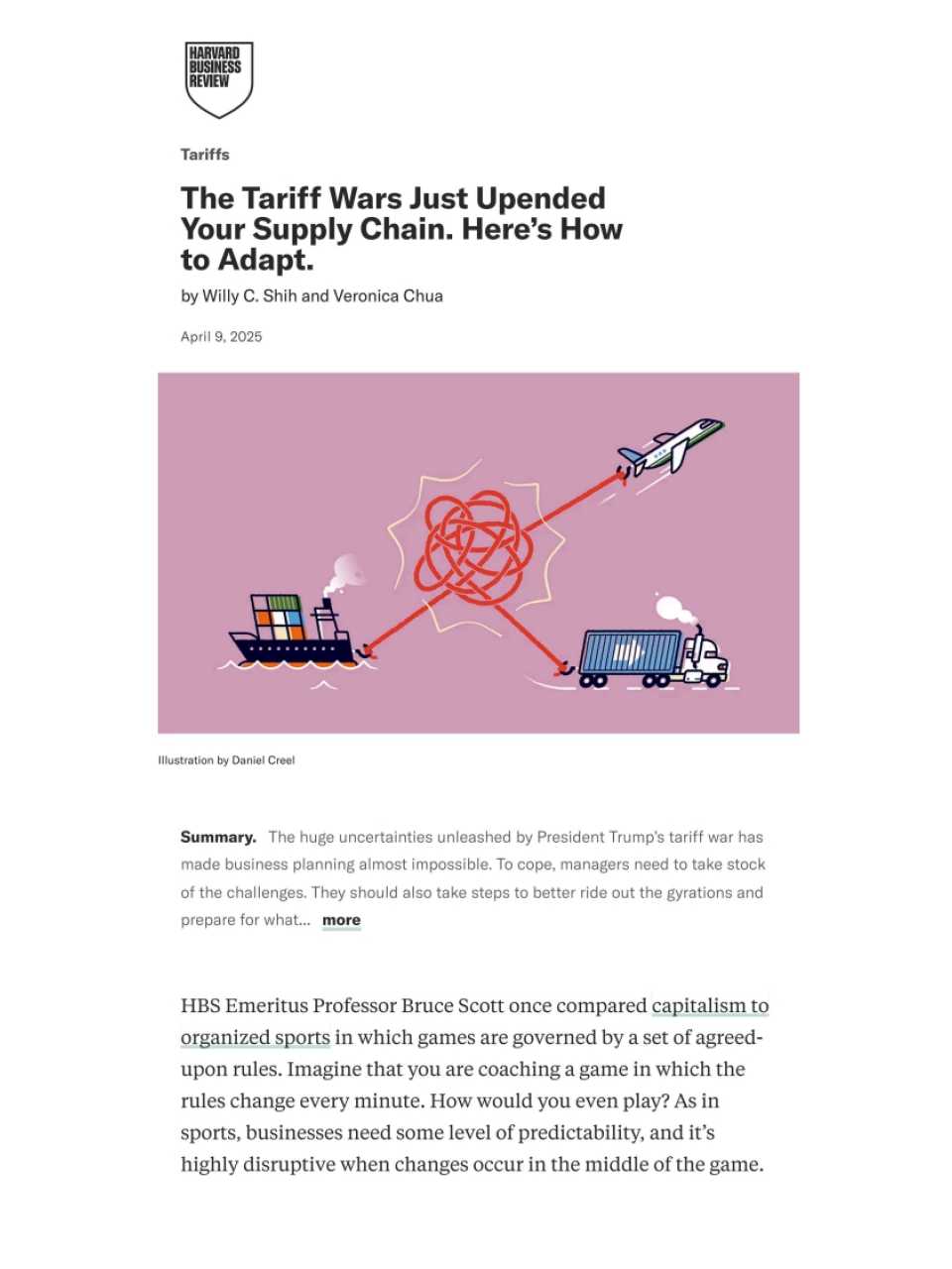 The tariff wars just upended your Supply Chain. Here’s how to adapt