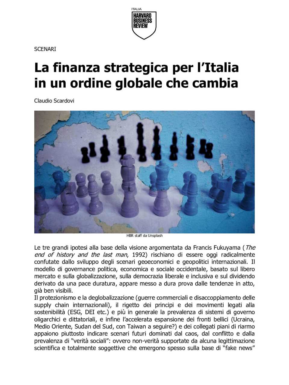 AGGIORNAMENTO PERMANENTEIN PERSON
Challenges and perspectives for the Italian and Emilian industry in the uncertain international economic and geopolitical context