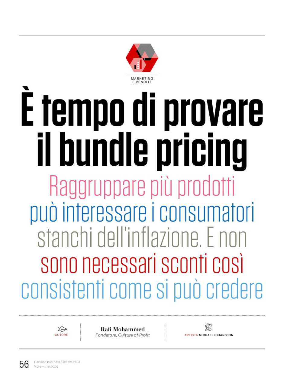 AGGIORNAMENTO PERMANENTEIN PERSON
How to maximize profits using the pricing lever