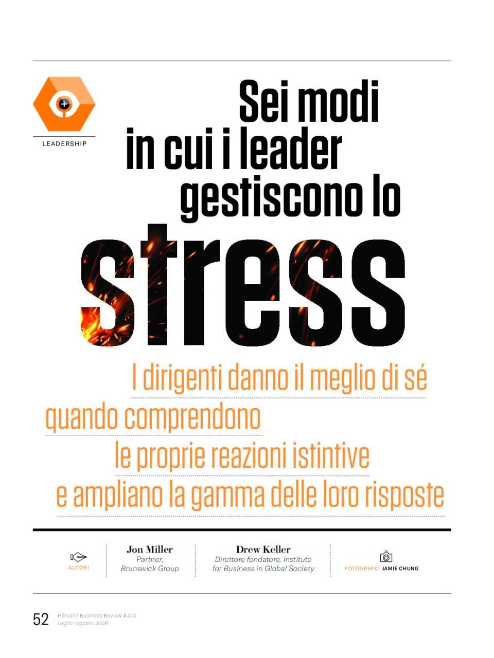 Sei modi in cui i leader gestiscono lo stress