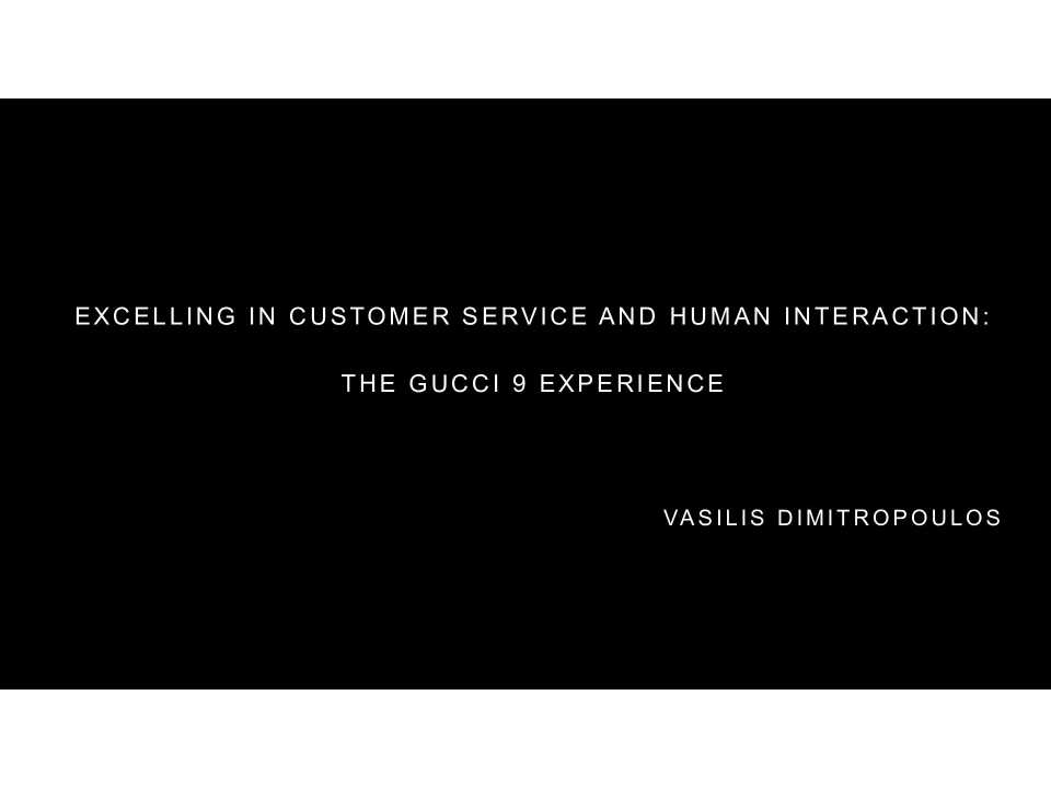 Presentation by Vasilis Dimitropoulos