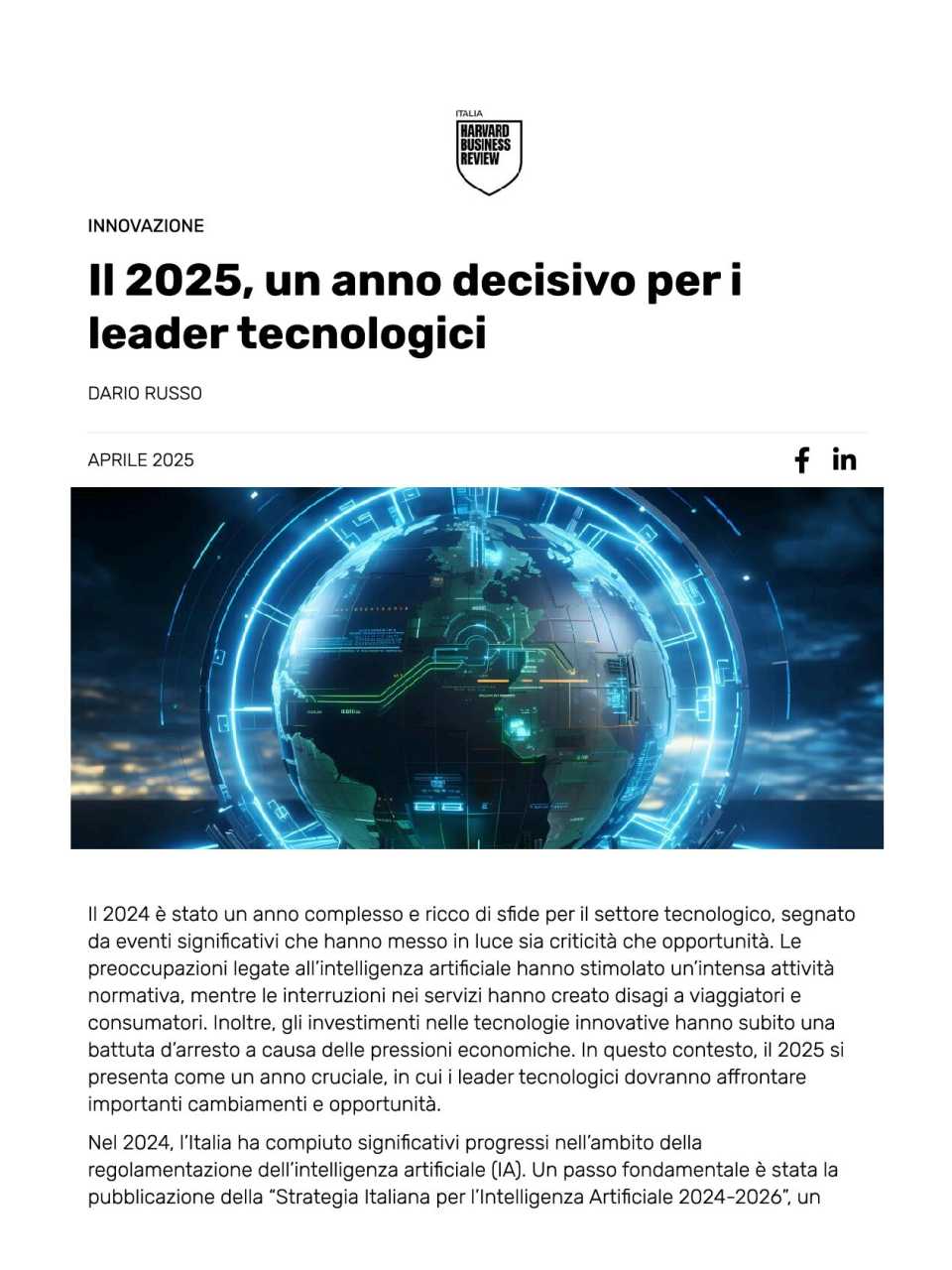 GLOBAL SUMMITIN PRESENZA E VIA WEB
Supply Chain Global Summit 2025
The digital future of the Supply Chain