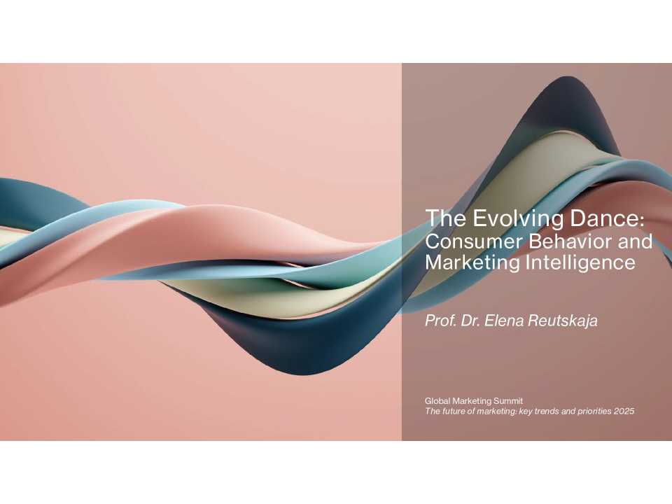 Presentation by Elena Reutskaja