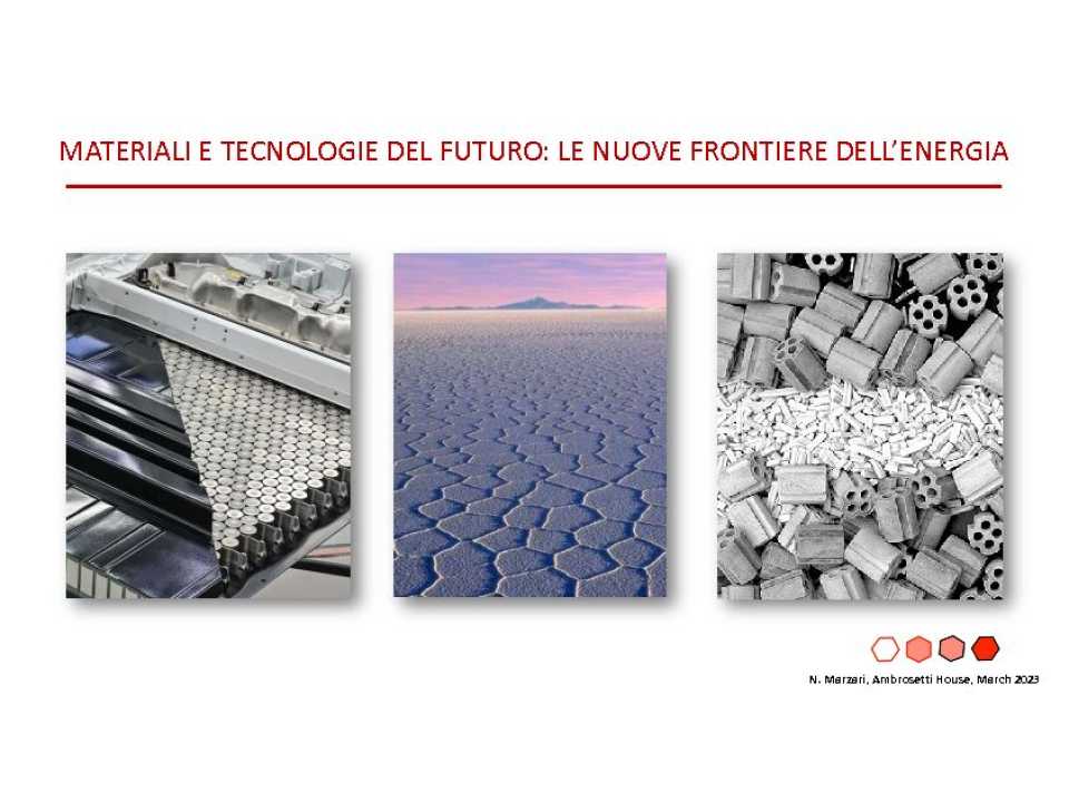 AGGIORNAMENTO PERMANENTEIN PRESENZA
Materiali e tecnologie del futuro: le nuove frontiere dell'energia