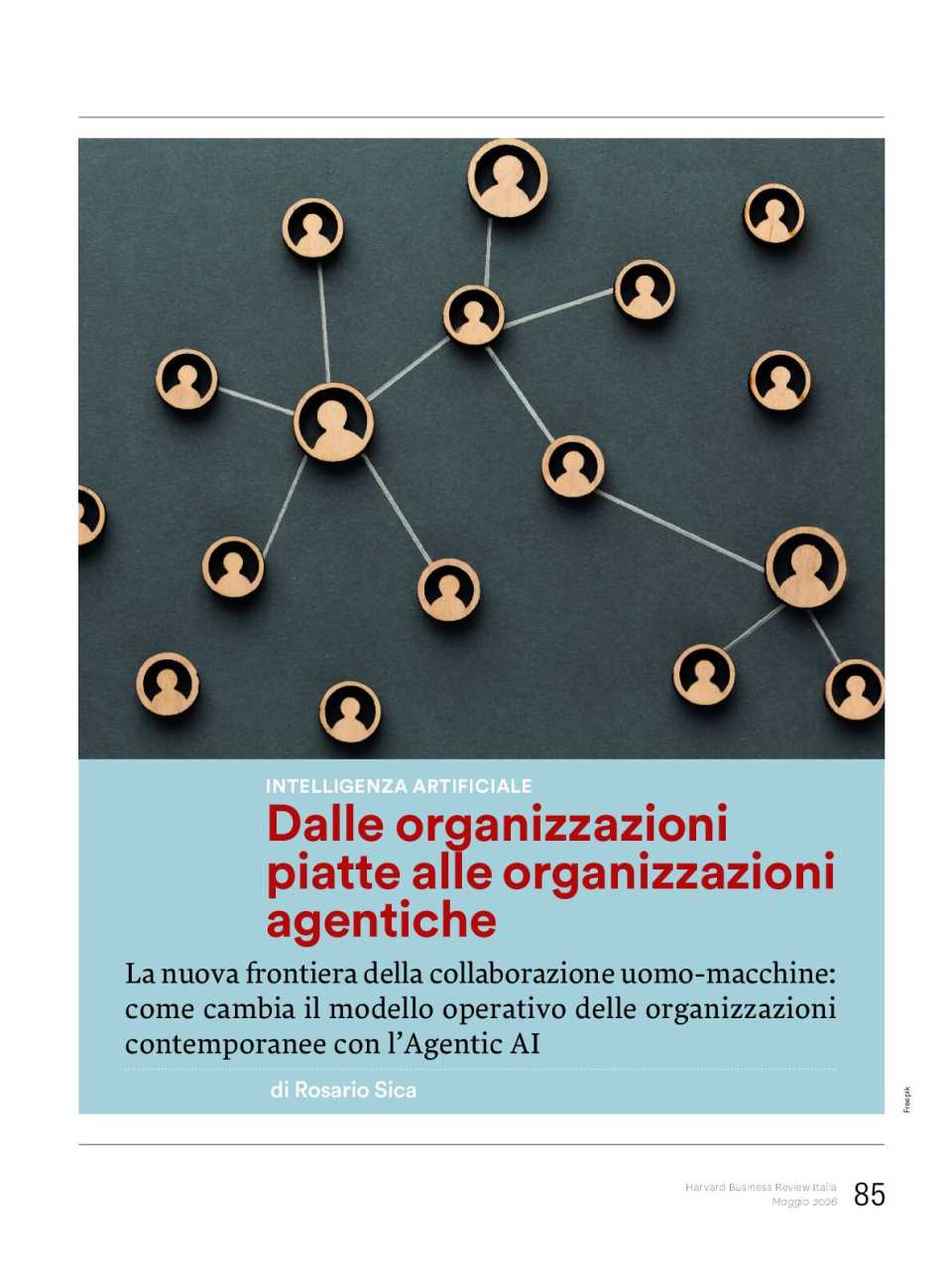 Dalle organizzazioni piatte alle organizzazioni agentiche