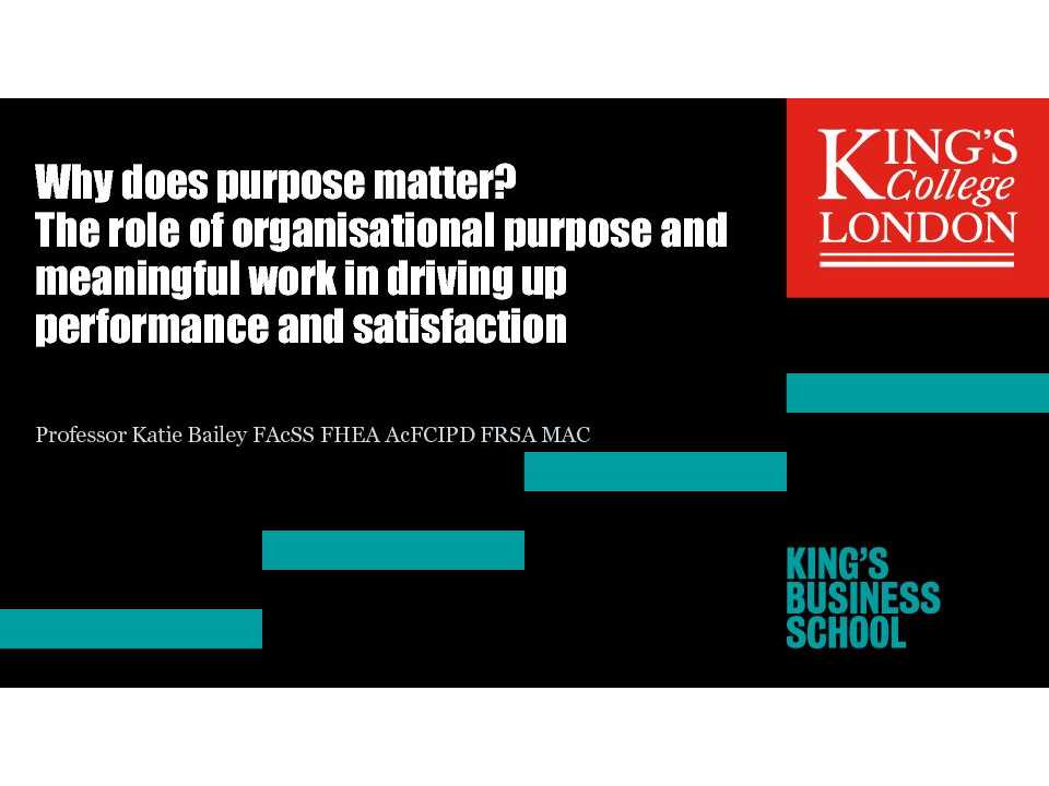 AGGIORNAMENTO PERMANENTEIN PRESENZA
L’importanza del Purpose: valorizzare il lavoro delle persone per renderle più felici, ingaggiate e produttive
