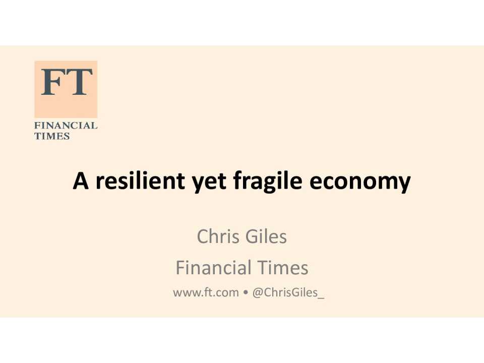 Presentation by Chris Giles