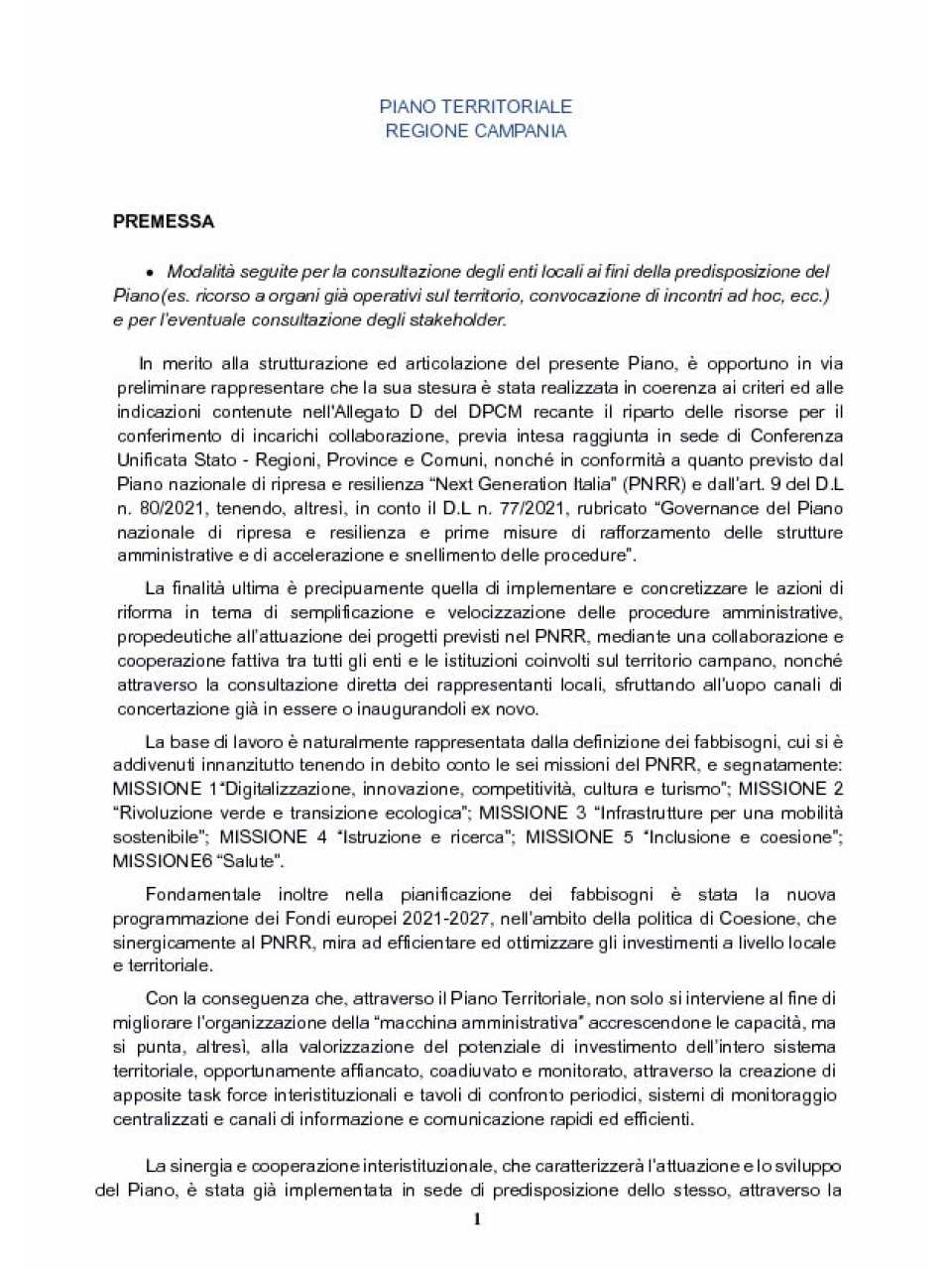 AGGIORNAMENTO PERMANENTEIN PRESENZA
Prospettive del PNRR e opportunità per le imprese