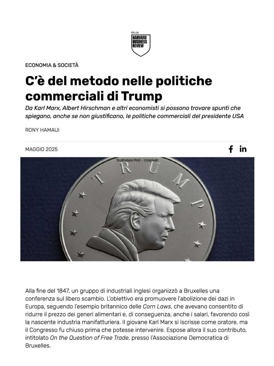 C’è del metodo nelle politiche commerciali di Trump