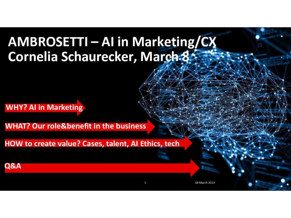 AGGIORNAMENTO PERMANENTEIN PRESENZA
Le nuove frontiere del marketing: neuroscienze, ecosistemi digitali, Big Data e IA