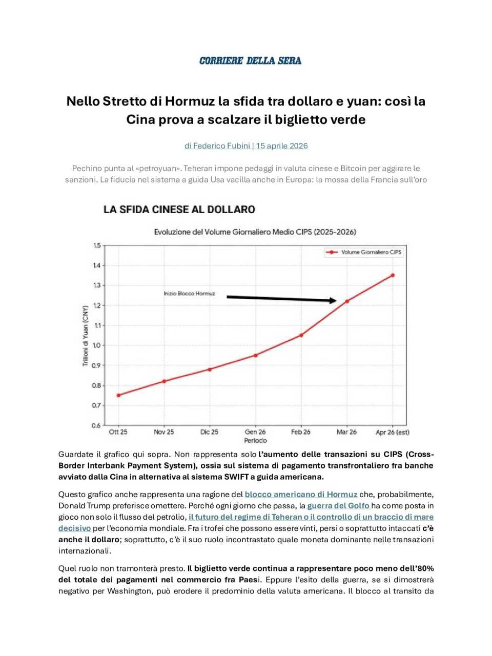 AGGIORNAMENTO PERMANENTEIN PERSON
Global fractures: how geopolitics is reshaping the economy and markets (with networking lunch)