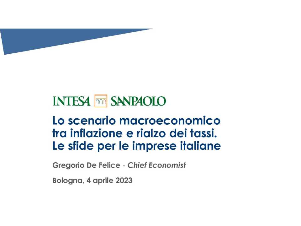 AGGIORNAMENTO PERMANENTEIN PRESENZA
Lo scenario macroeconomico tra inflazione e rialzo dei tassi. Le sfide per le imprese italiane