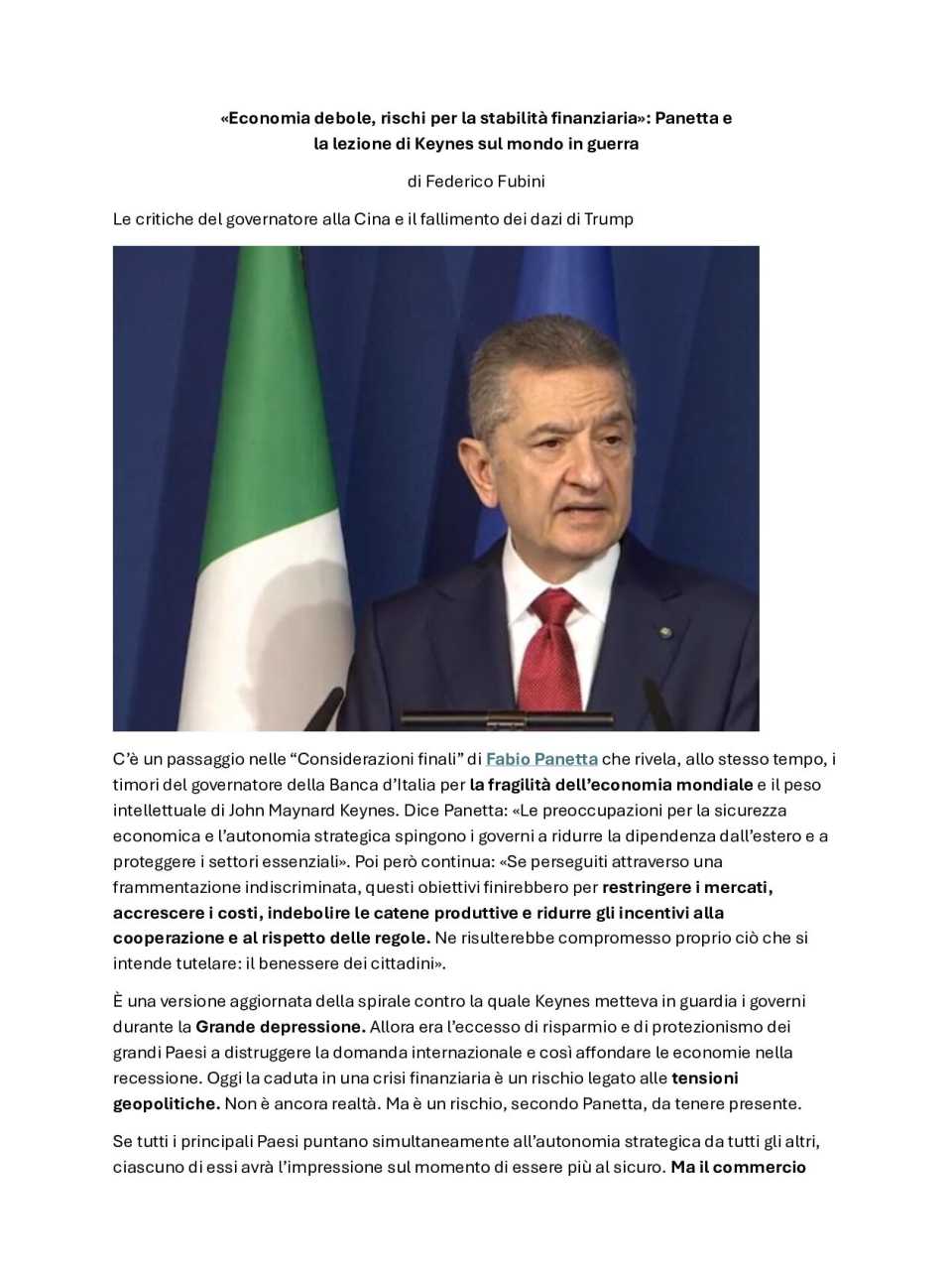TEHA LIVEVIA WEB
L’Italia nel mondo che cambia: sfide e prospettive di un Paese in transizione