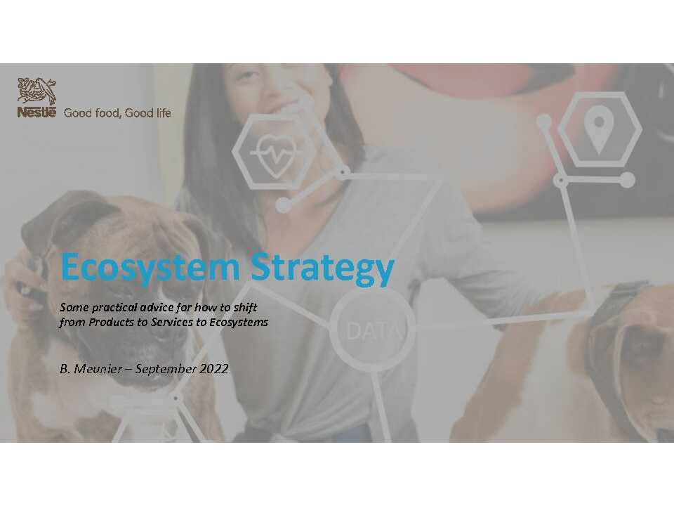 Ecosystem Strategy