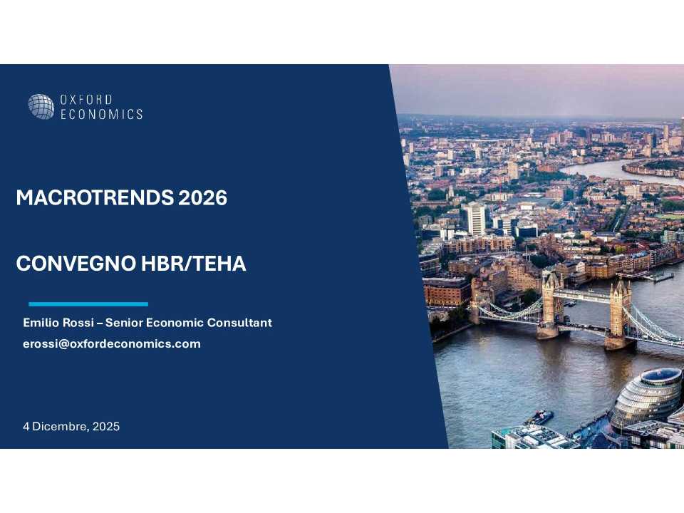 AGGIORNAMENTO PERMANENTEIN PERSON AND VIA WEB
Beyond the great disorder: presentation of the Macrotrends 2026 report by Harvard Business Review Italia (with networking lunch)