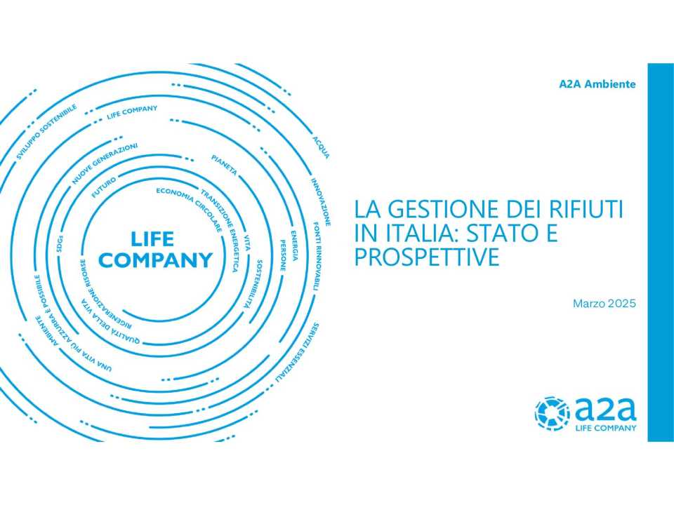 La gestione dei rifiuti in Italia: stato e prospettive