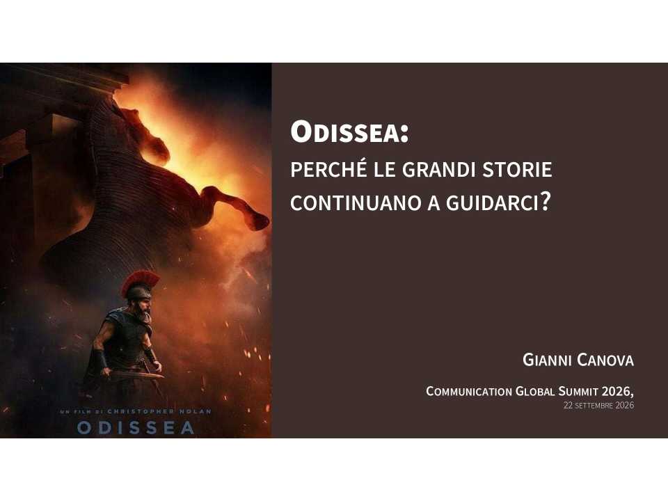 Presentation by Gianni Canova