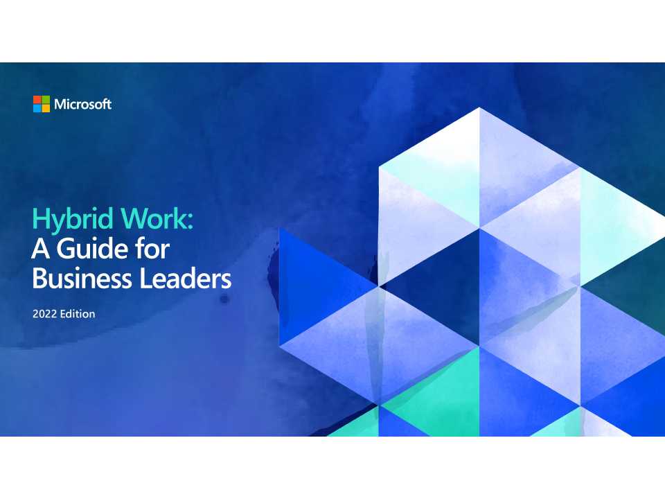 Hybrid work: a guide for business leaders