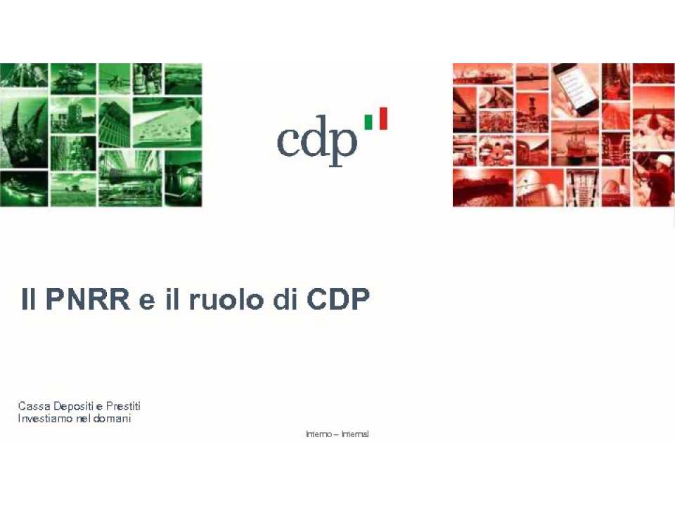 AGGIORNAMENTO PERMANENTEIN PRESENZA
Prospettive del PNRR e opportunità per le imprese
