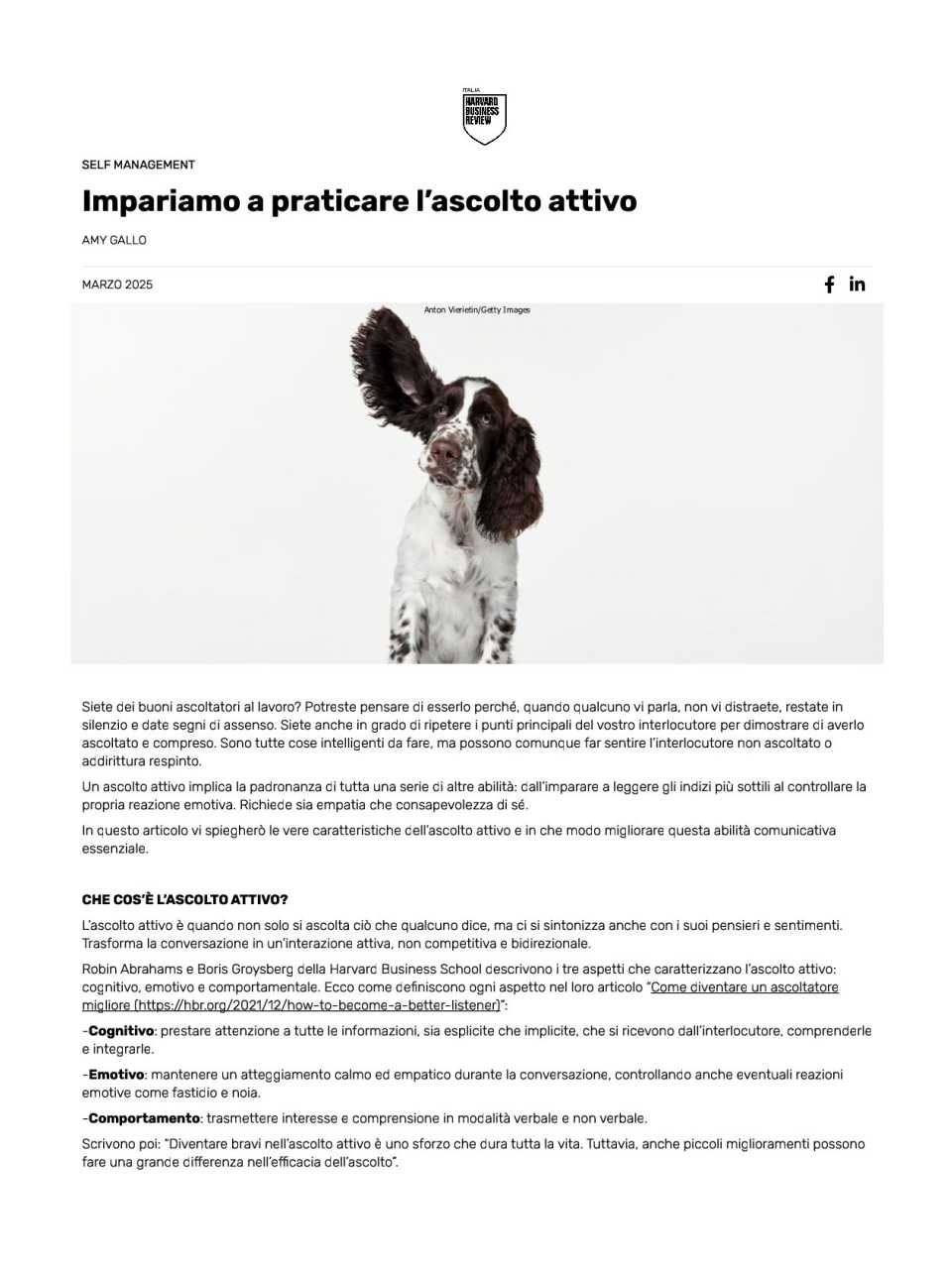 Impariamo a praticare l’ascolto attivo