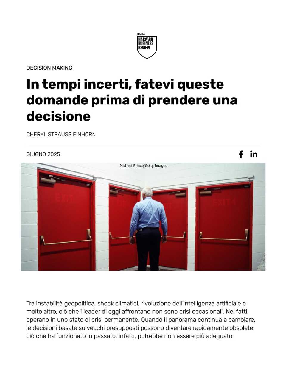 GLOBAL SUMMITIN PRESENZA E VIA WEB
Communications Global Summit 2025
Mastering Crisis Communications: key insights and best practices (con pranzo di networking)