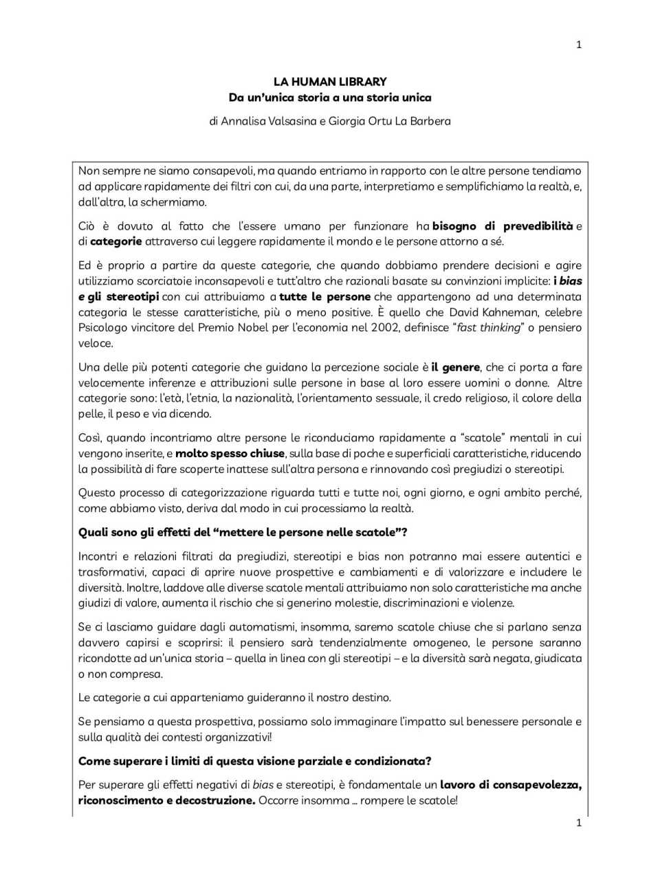 AMBROSETTI MANAGEMENT (*)IN PRESENZA E VIA WEB
La forza della D&I: oltre i pregiudizi per una leadership inclusiva