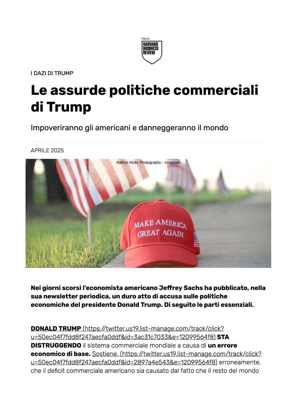 AMBROSETTI LIVEVIA WEB
Il grande disordine: economia, finanza e scambi globali nell’era del protezionismo risorgente