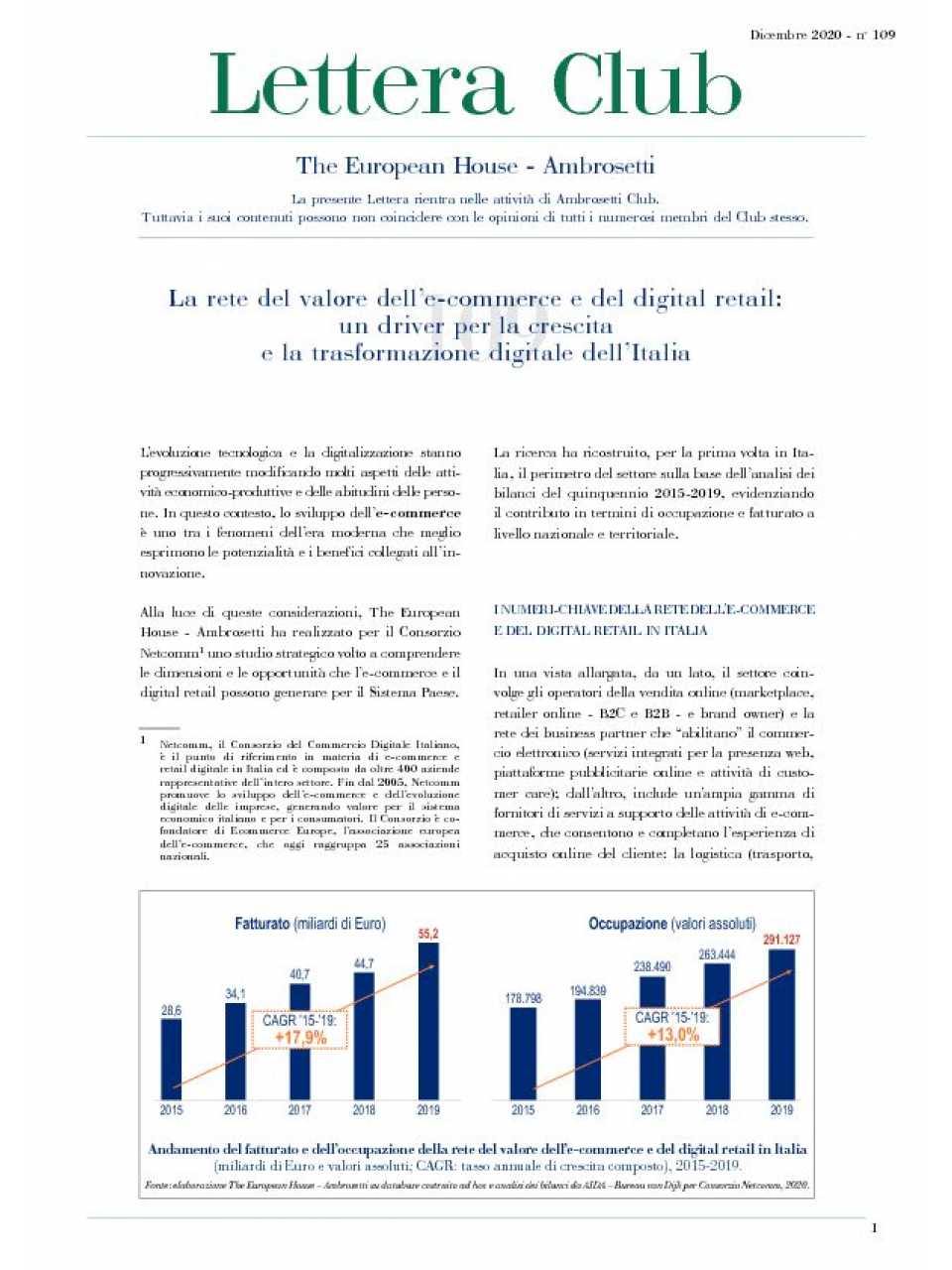 AGGIORNAMENTO PERMANENTEIN PRESENZA
Envisioning retail and e-commerce new-normal: tendenze emergenti e sfide future