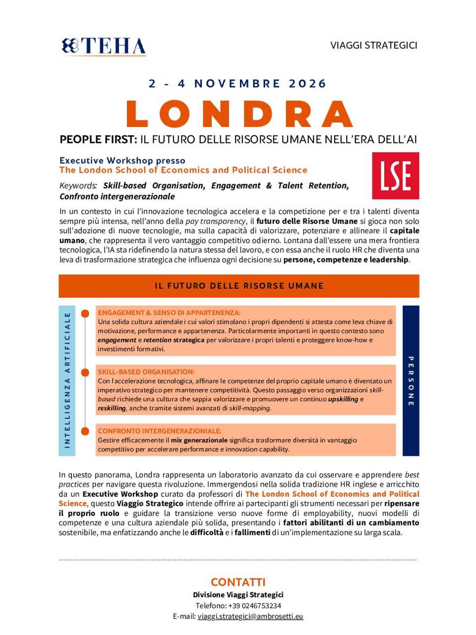Nota informativa Londra 2026