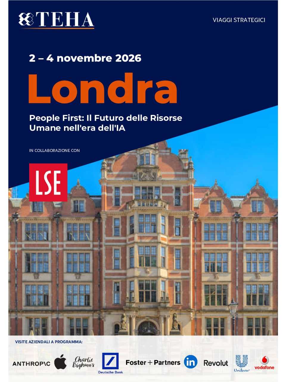Nota informativa Londra 2026