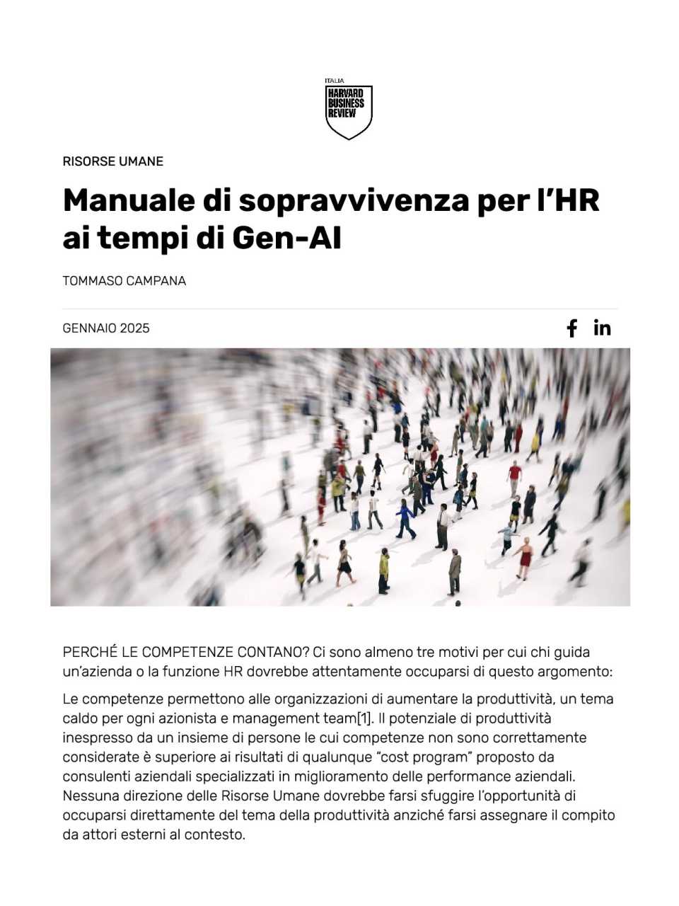 Manuale di sopravvivenza per l’HR ai tempi di Gen-AI