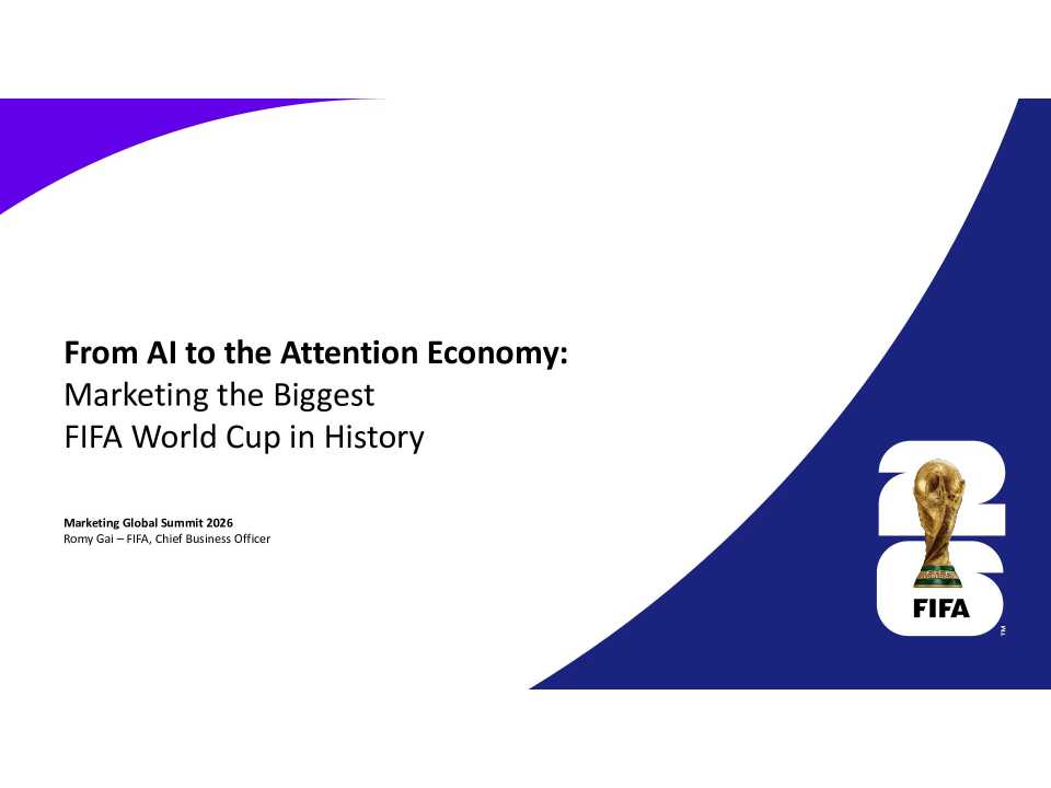 GLOBAL SUMMITIN PRESENZA E VIA WEB
Marketing Global Summit 2026
Reimagining marketing for the AI era (con pranzo di networking)