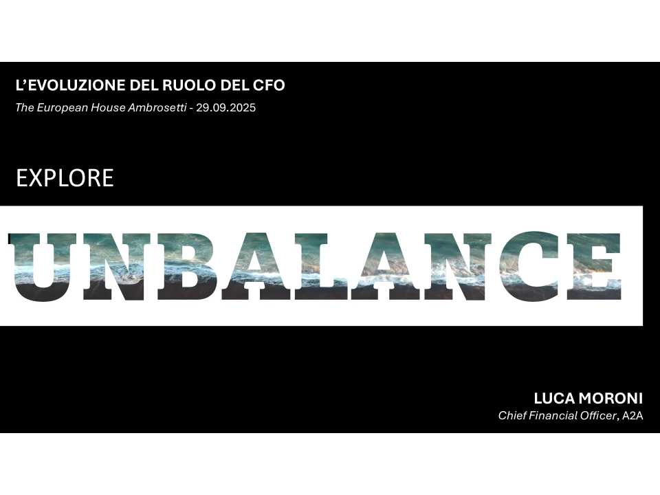 AGGIORNAMENTO PERMANENTEIN PERSON
The evolution of the CFO role: comparing experiences (with networking lunch)
