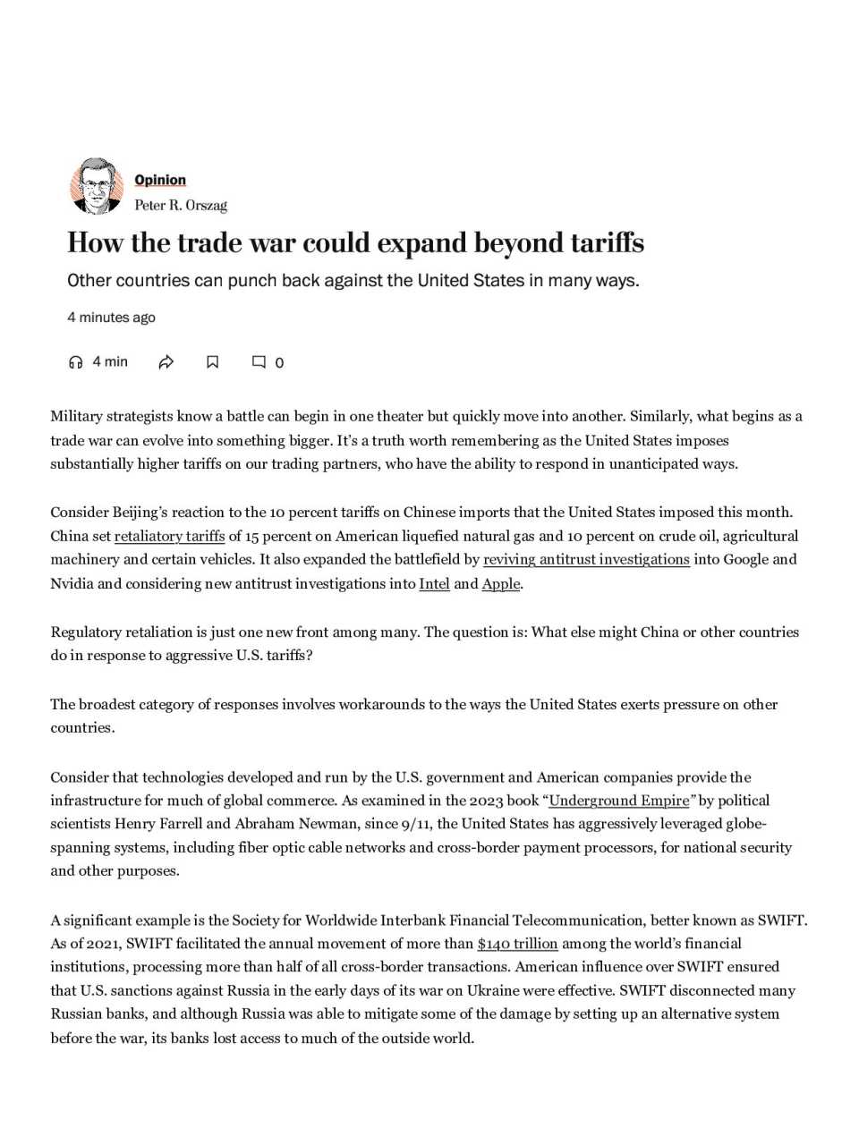 How the trade war could expand beyond tariffs