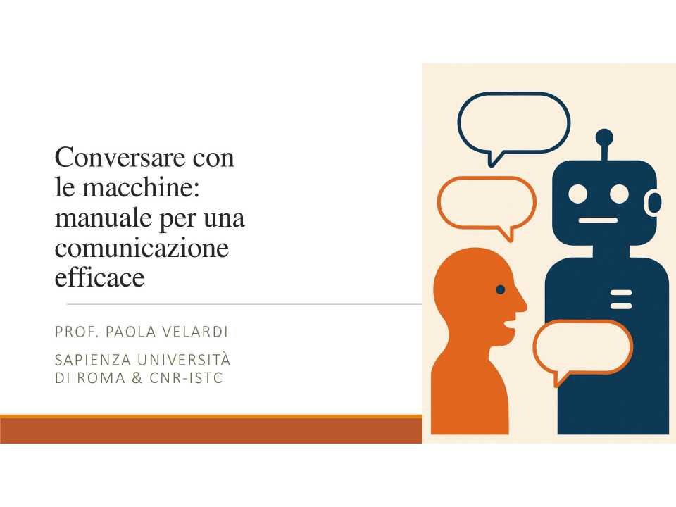 AMBROSETTI MANAGEMENT (*)IN PRESENZA E VIA WEB
IA amica o nemica? Le riflessioni, le competenze e le tecniche per renderla un alleato