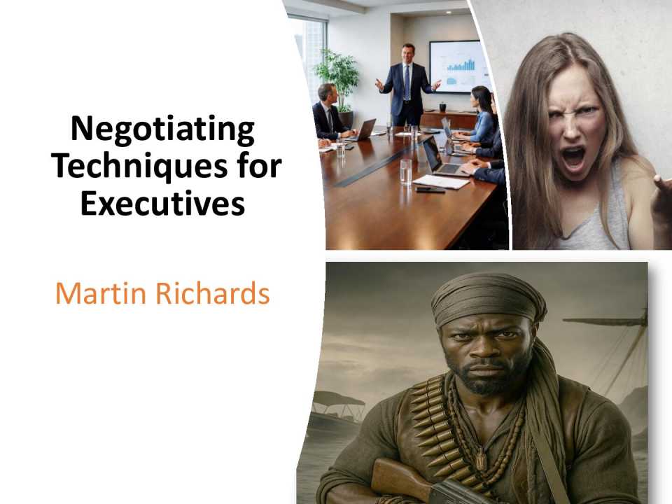 Negotiating  techniques for  Executives