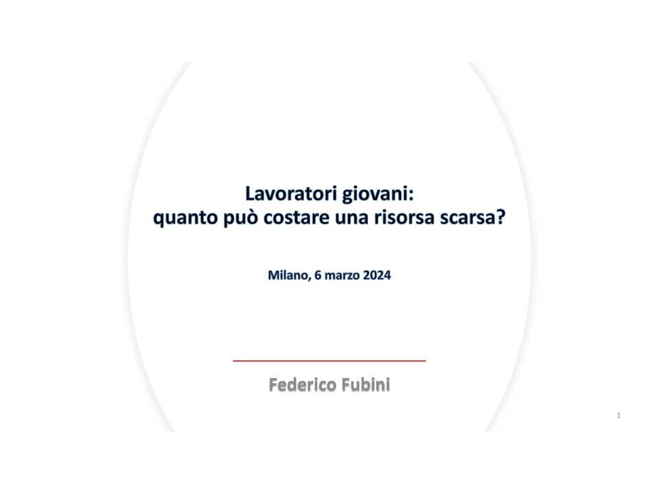 Lavoratori giovani: quanto può costare una risorsa scarsa?