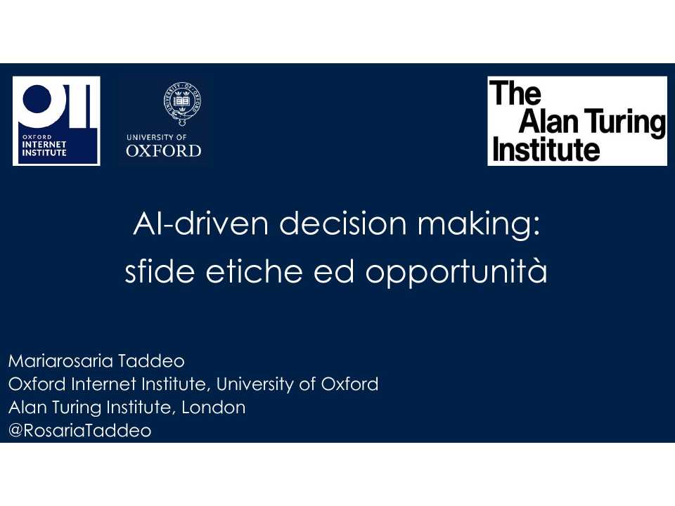AMBROSETTI LIVEVIA WEB
AI-driven decision making: sfide etiche ed opportunità
