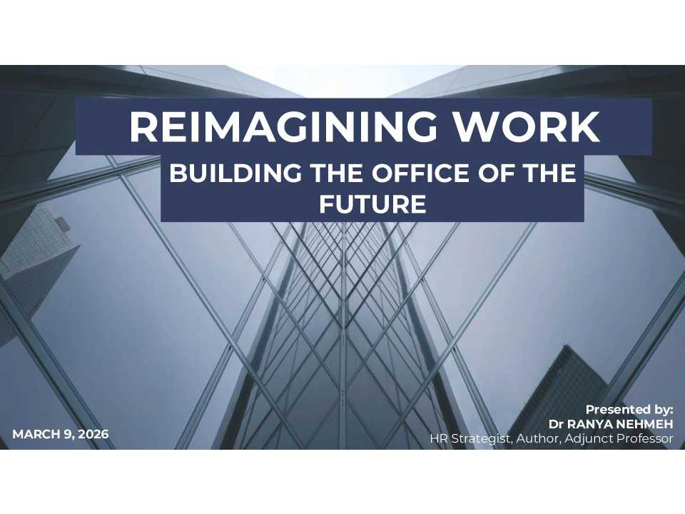Reimagining work. Building the office of the future. 