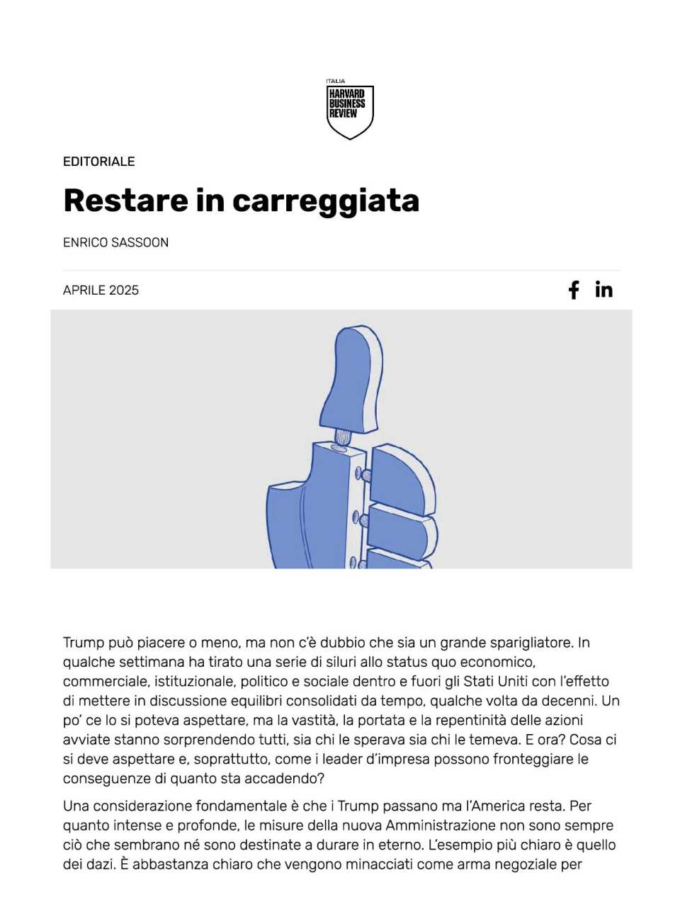 AMBROSETTI LIVEVIA WEB
Il grande disordine: economia, finanza e scambi globali nell’era del protezionismo risorgente