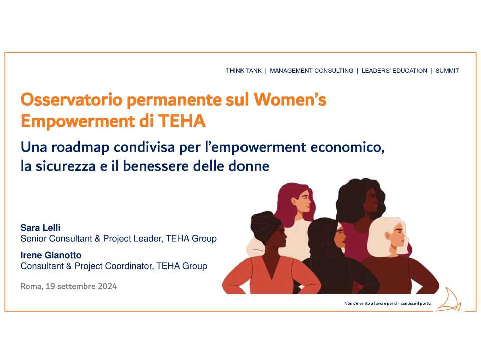 AMBROSETTI MANAGEMENT (*)IN PRESENZA E VIA WEB
Think Ahead. Dialoghi su 4 sfide: geopolitica, energia, parità di genere e intelligenza artificiale