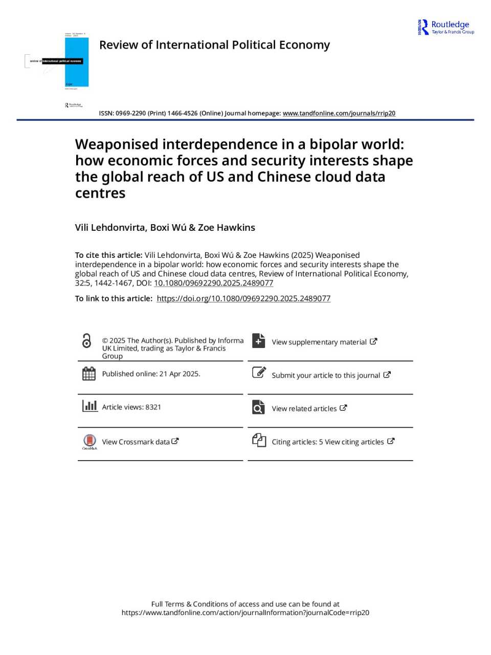 TEHA LIVEVIA WEB
Cloud empires: how digital platforms are overtaking the State and what it means for European businesses